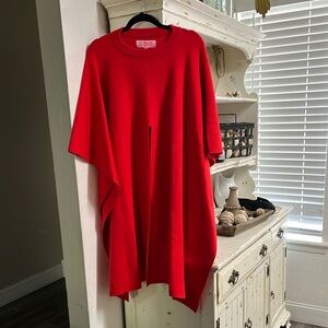 LTD Red Cape Poncho NWT